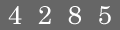 type in code